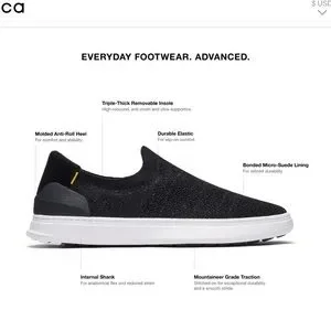 Casca Boli Slip On Sneaker Men’s 11 / Women’s 13 Grey Knit Cushioned Shoe - NWOB casca | Shoes | Casca Boli White Knit Sneaker Shoes Mens  main image 3